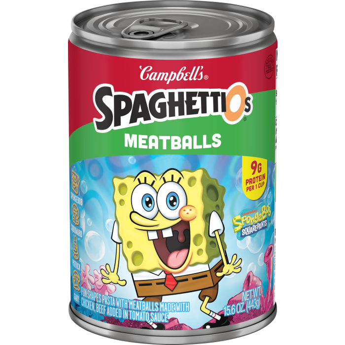 SpongeBob® Canned Pasta with Meatballs