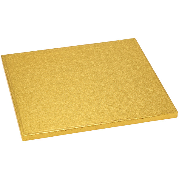 12" Square Gold Foil Cake Board