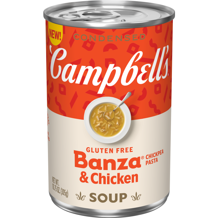 Campbell's Gluten-Free Chicken Noodle Soup (with Banza pasta) — product image