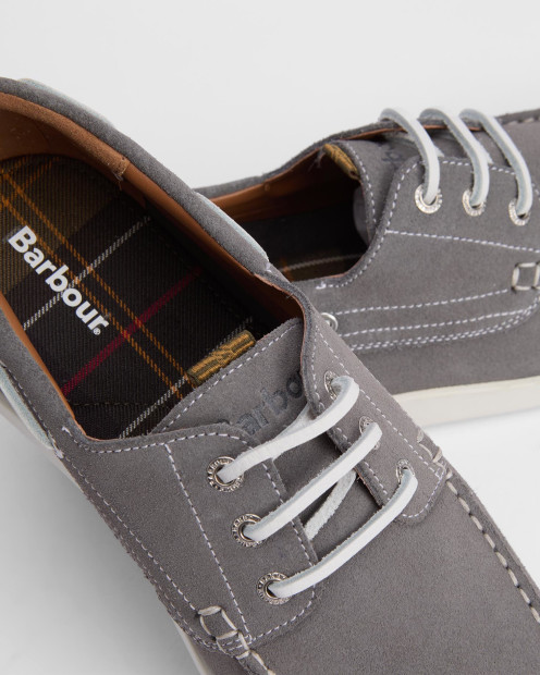 Armada Boat Shoes Grey Suede