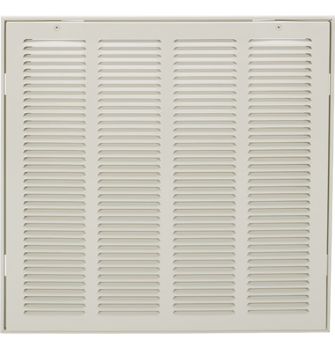 Return air grille for closet wall or door