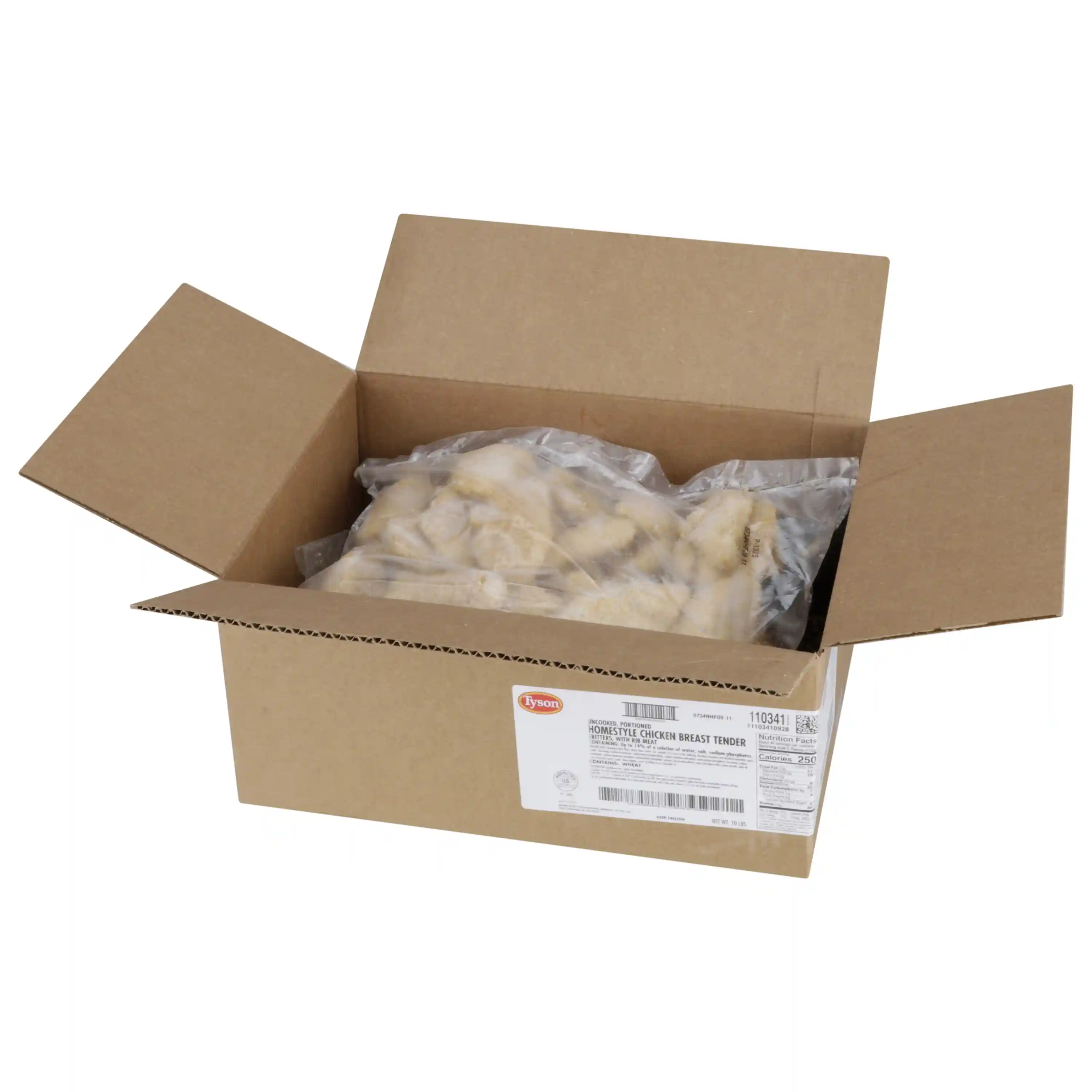 Tyson® Uncooked Breaded Homestyle Select Cut Chicken Tenders_image_4