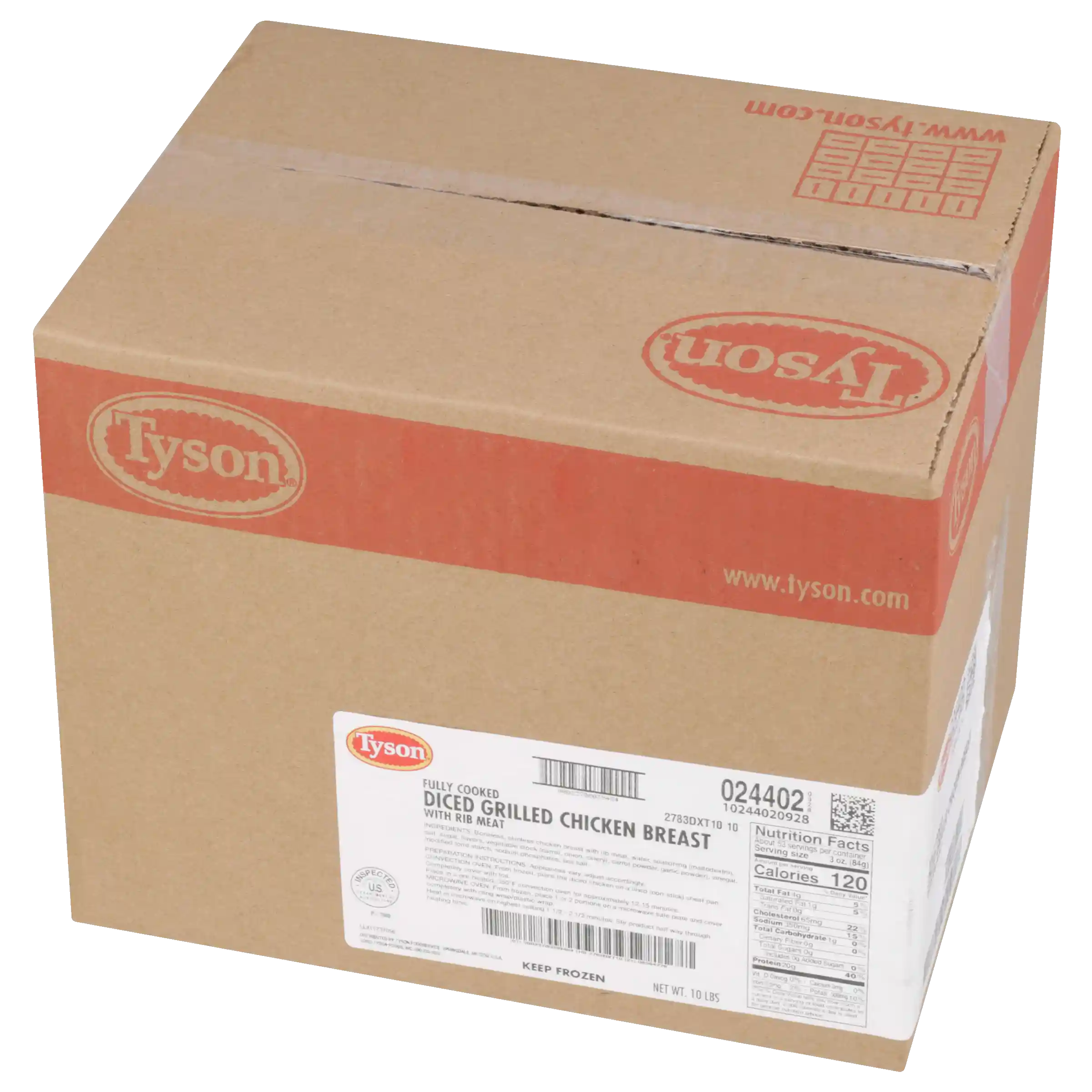 Tyson® Fully Cooked Grilled Diced Chicken Breast, 0.5"_image_41
