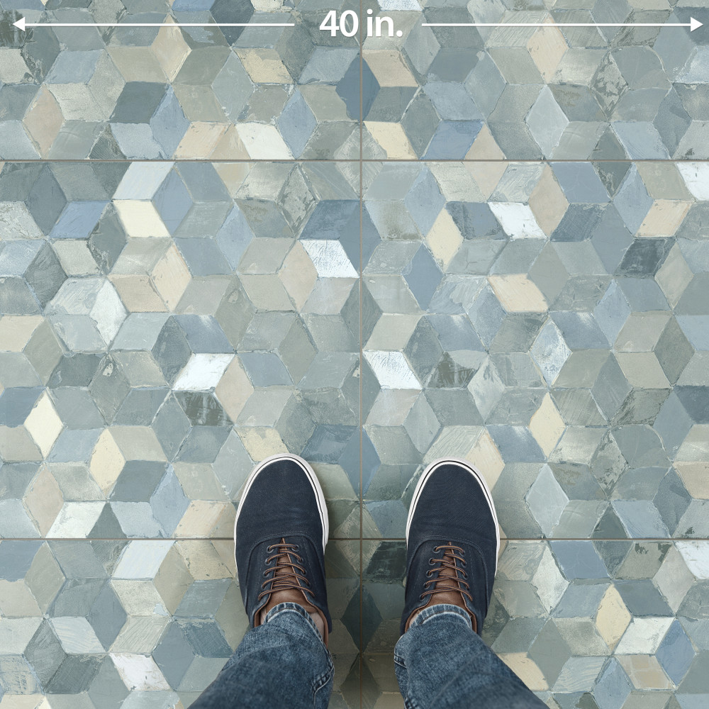 Pictura Faber Aquileia 23-1/2 in. x 47 in. Porcelain Floor and Wall Tile