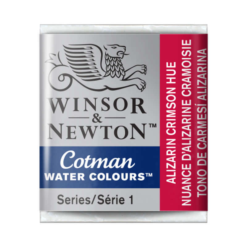 Cotman Watercolor Paint, Half Pan, Alizarin Crimson Hue