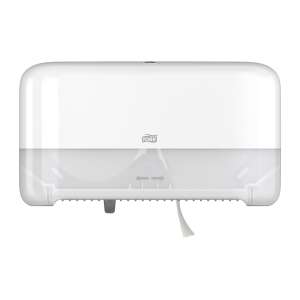 SCA558060, Tork, T7 Optiserve 2-Roll Coreless Bath Tissue Dispenser, White