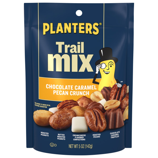 PLANTERS(R) Trail Mix Caramel Pecan Crunch 12/5oz . C1C1 - Front Center In Package (Hi Res)