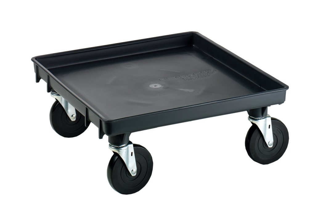 Traex® recycled rack dolly in black