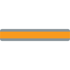 Double Wide Sentence Strip Reading Guide, 1-1/4" x 7-1/4", Orange