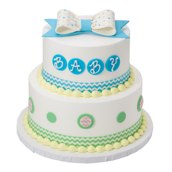 Pastel Dots Assortment Gum Paste Bows