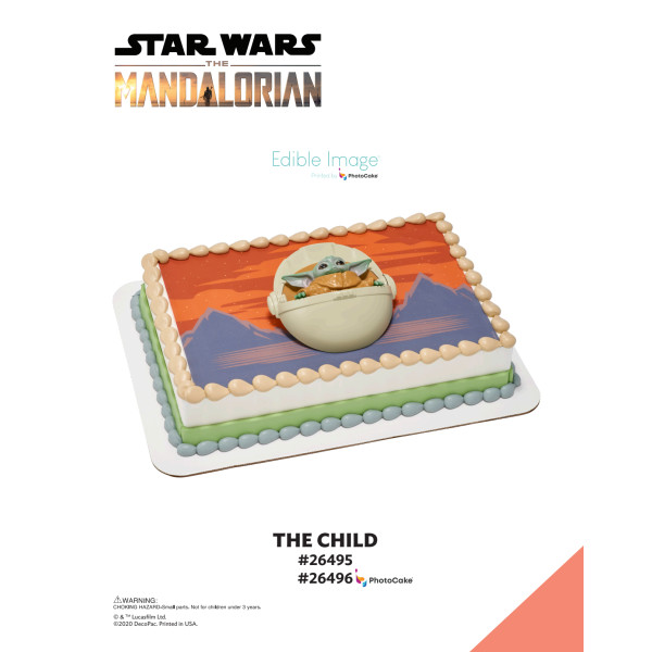 STAR WARS™ The Mandalorian The Child The Magic of Cakes® PhotoCake® Enhanced Background Page