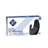 Supply Source, Safety Zone, Medical Grade Gloves, Nitrile, 4.25 mil, Powder Free, M, Black