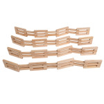 The Freckled Frog Wooden Fences - Set of 4 CTUFF920