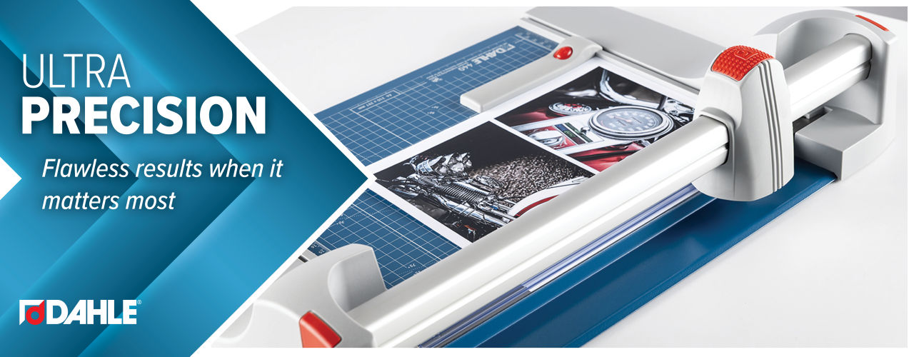 Dahle 442 Premium Rotary Trimmer- When accuracy matters- professionals choose Dahle.