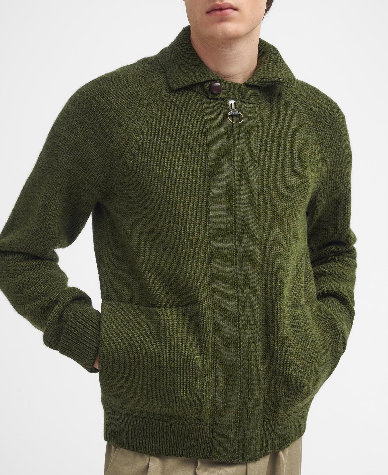 Barbour x TO KI TO Paxman Zip-Up Jumper image number 5