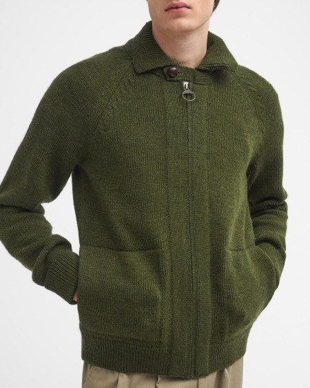 Barbour x TO KI TO Paxman Zip-Up Jumper