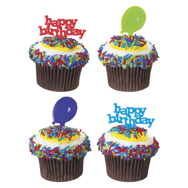 Happy Birthday and Balloons DecoPics®