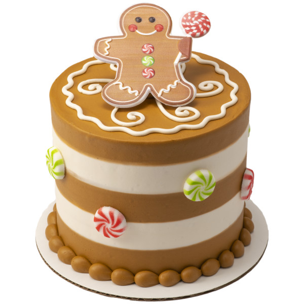 Gingerbread House and Man Layon