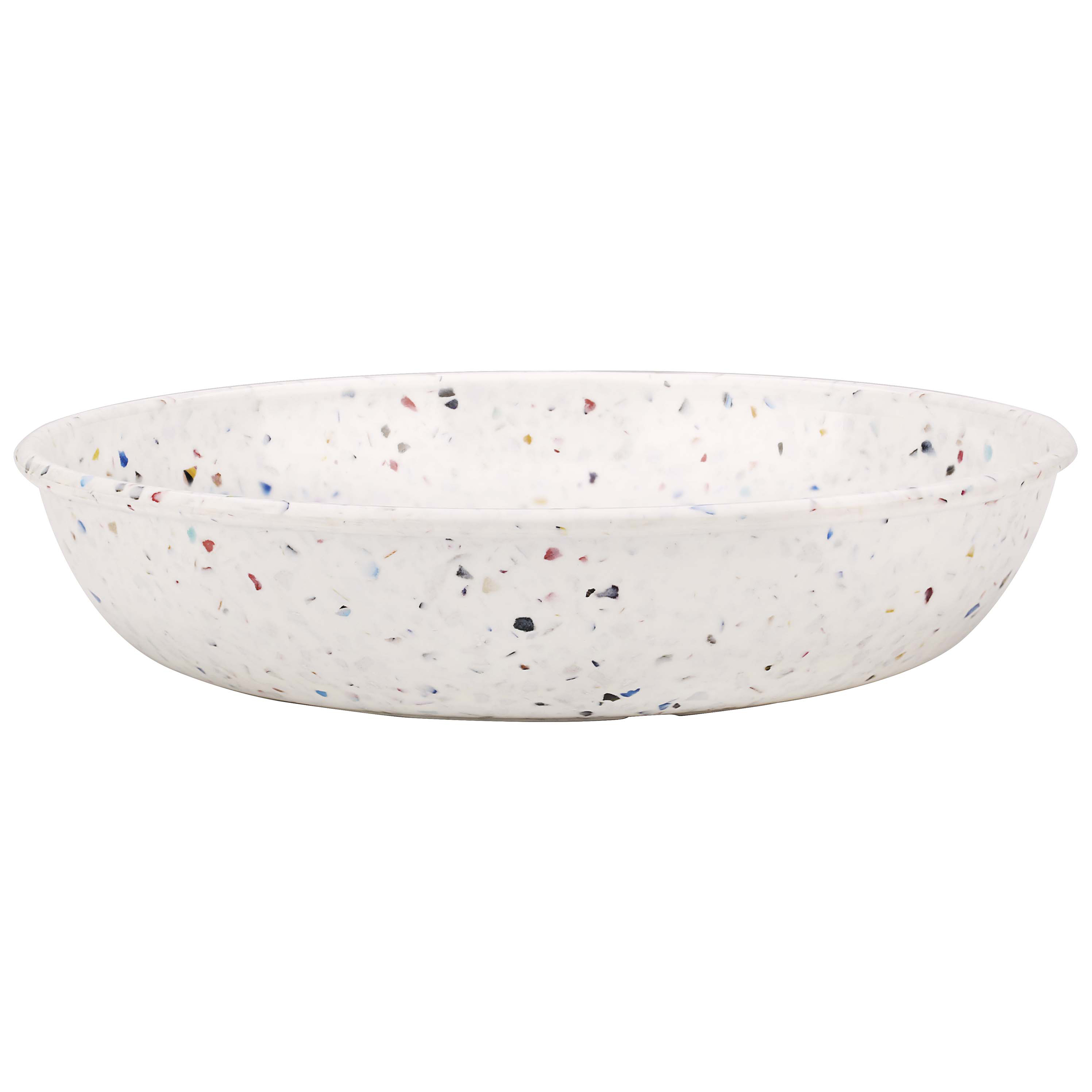 Confetti 35 ounce Pasta Bowl, Eggshell White, 6-piece set