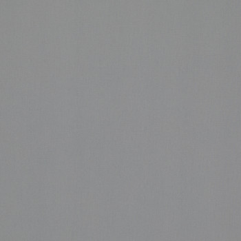 Square plain fabric sample in mid to pale steel grey.