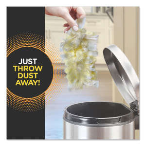 PG21620, Procter & Gamble, Swiffer, Heavy Duty Dusters Refill, Dust Lock Fiber, Yellow, 6/Box, 4 Boxes/Carton, Fiber, Yellow