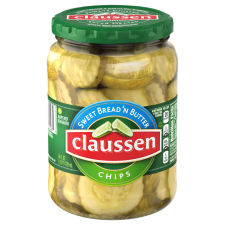 Claussen Sweet Bread 'N Butter Pickle Chips, 24 fl oz Jar