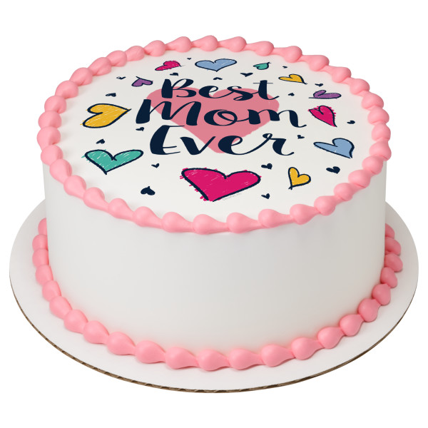 Best Mom Ever PhotoCake® Edible Image®