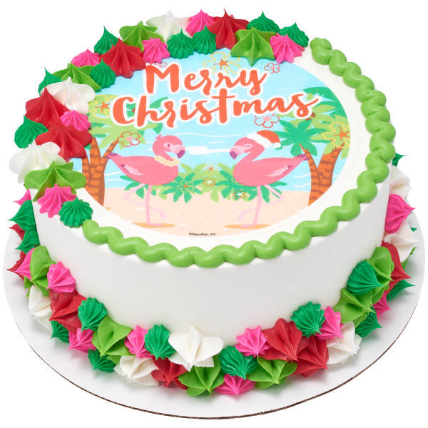 Santa on Summer Holiday Assortment Edible Image®