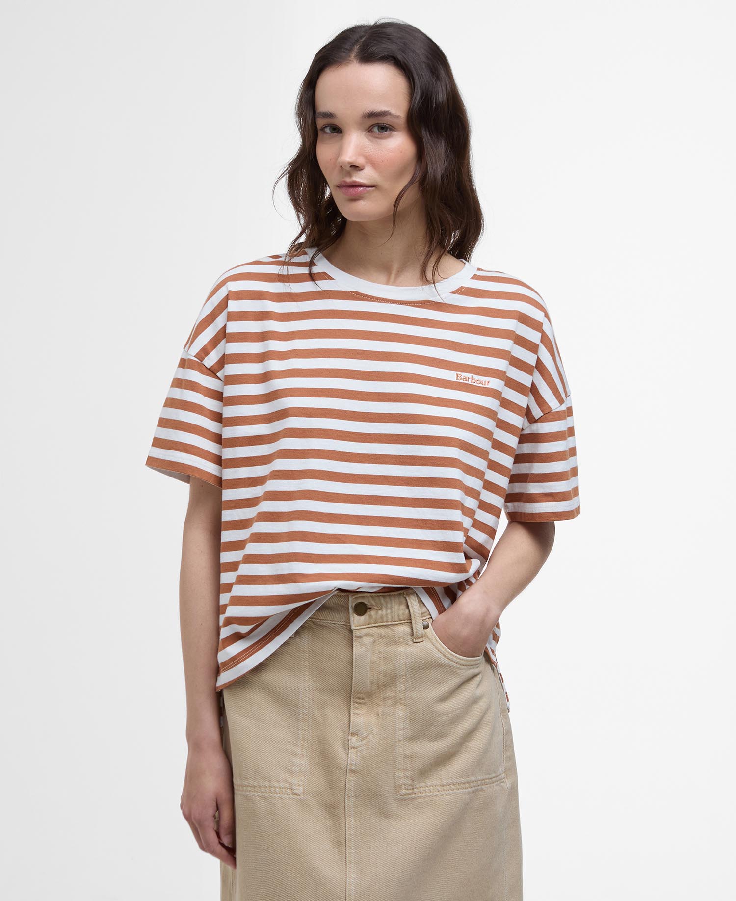 T-shirt Adria con motivo a righe image number 0
