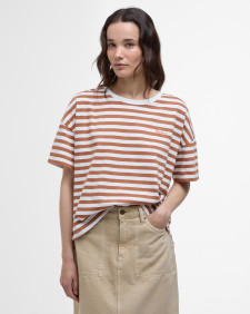 Adria Striped T-Shirt Bran Stripe