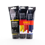 Liquitex BASICS Acrylic Paint Primary Colors 118 mL Tubes Set of 3