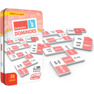 Contraction Match & Learn Dominoes