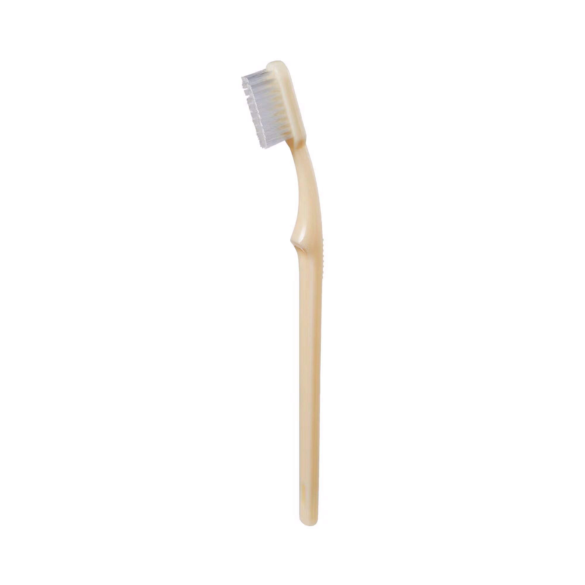 McKesson Toothbrush, Ivory, Medium, Curved Handle