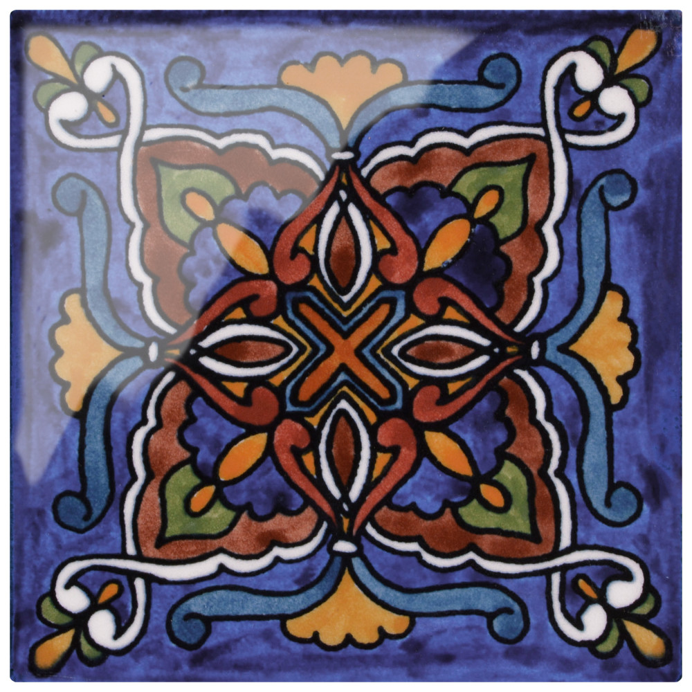 Provincial Deco Prado 6 in. x 6 in. Porcelain Wall Tile