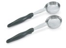 1-ounce one-piece heavy-duty perforated round Spoodle® utensil with black nylon handle