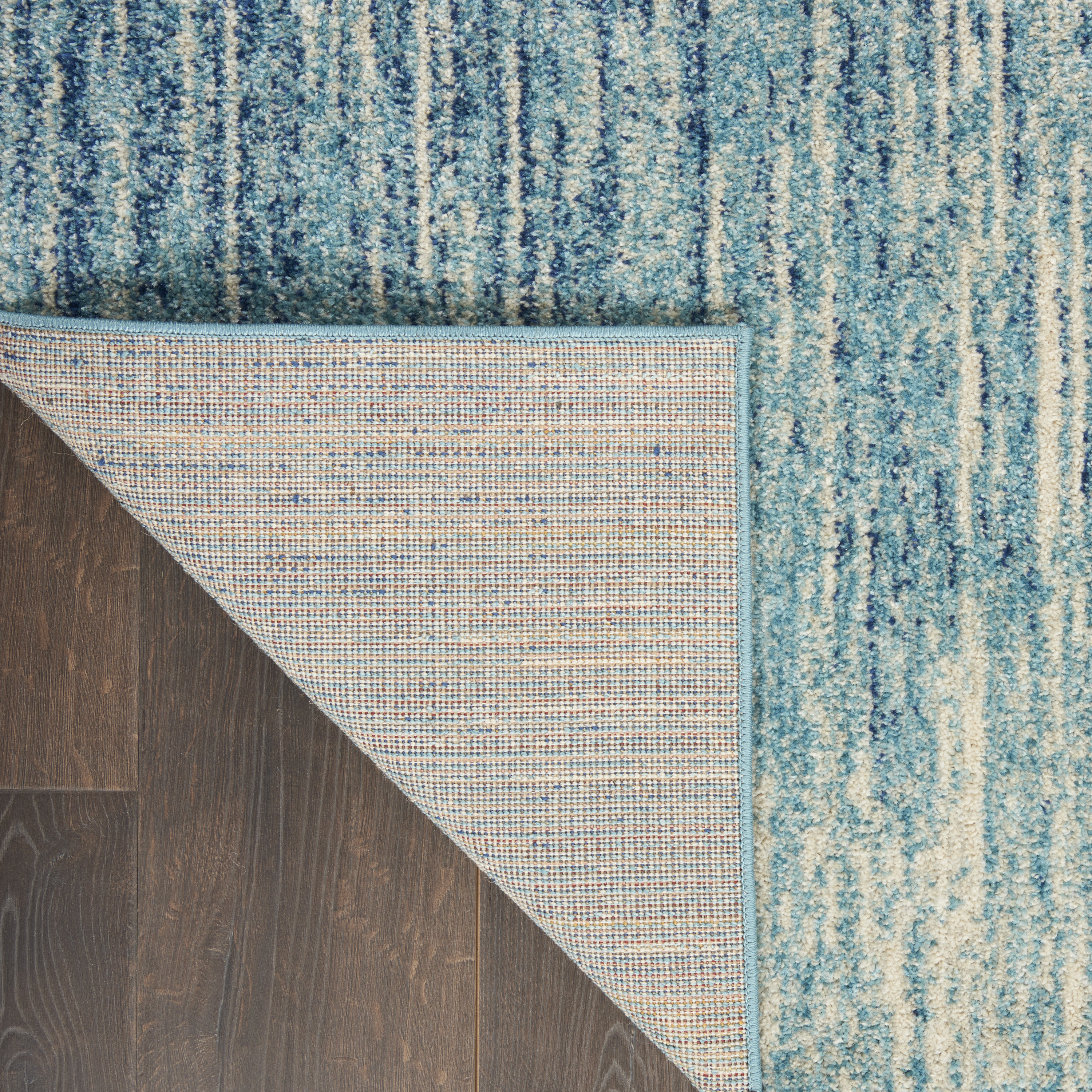 Nourison Passion 9' x 12' Navy Light Blue Modern Indoor Rug