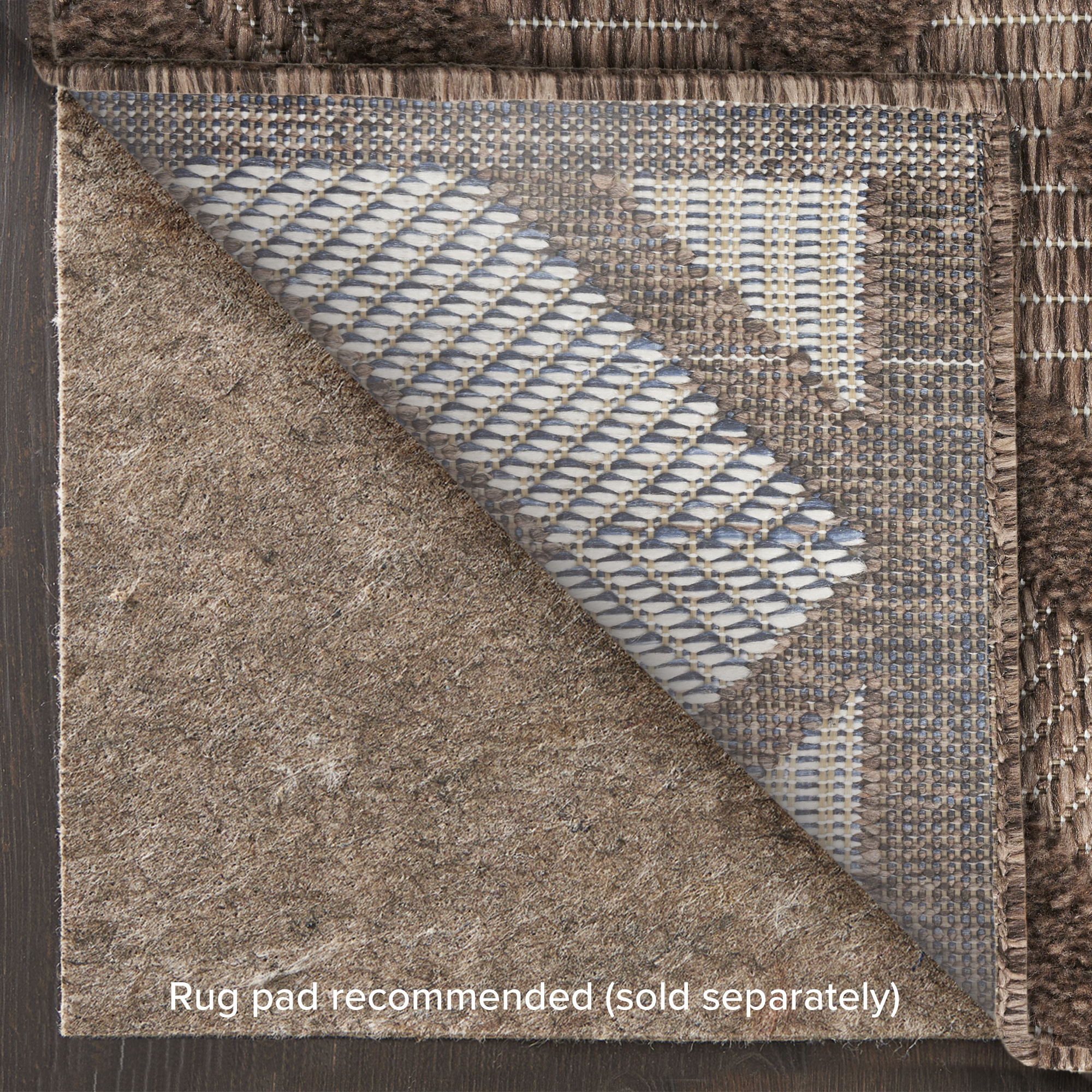 Nourison Versatile 4' x 6' Brown Modern Rug