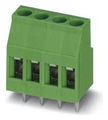 MKDS Series PCB Terminal Block Polyamide 24A 400V 4-Position 1-Level 24 to 12 AWG Green 11.2 L x 23 H x 20.32 W mm