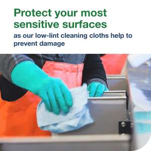 Tork, 1 ply, 9.00"x15.00", Nonwoven Fabric, General Purpose Wipers, Blue