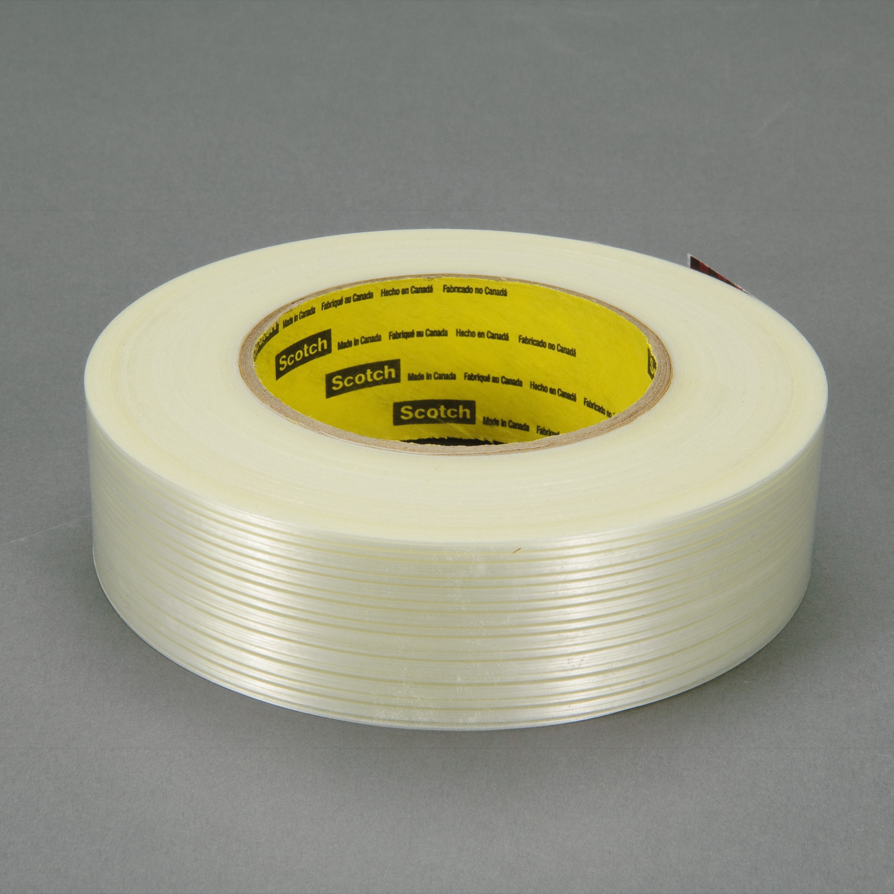 Scotch® Filament Tape 8916V, Clear, 36 mm x 55 m, 6.8 mil, 6.8 mil, 24
rolls per case