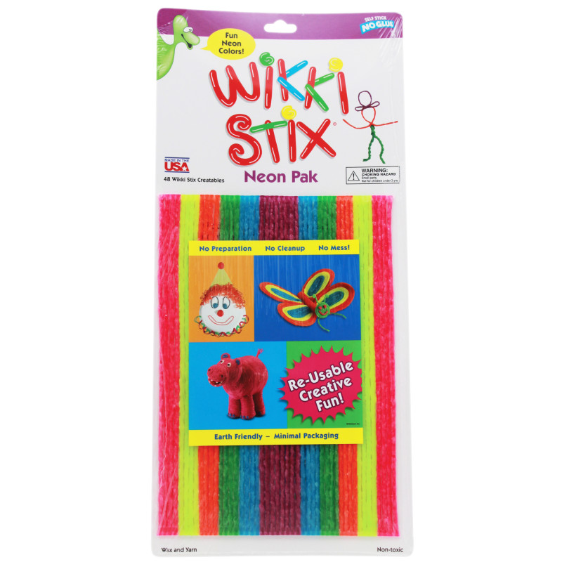 Wikki Stix®, Neon Colors, Pack of 48