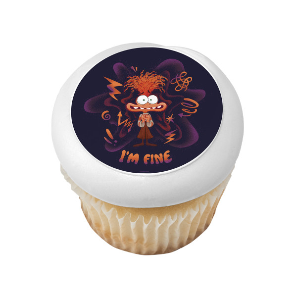 Disney and Pixar's Inside Out 2 I'm Fine PhotoCake® Edible Image®