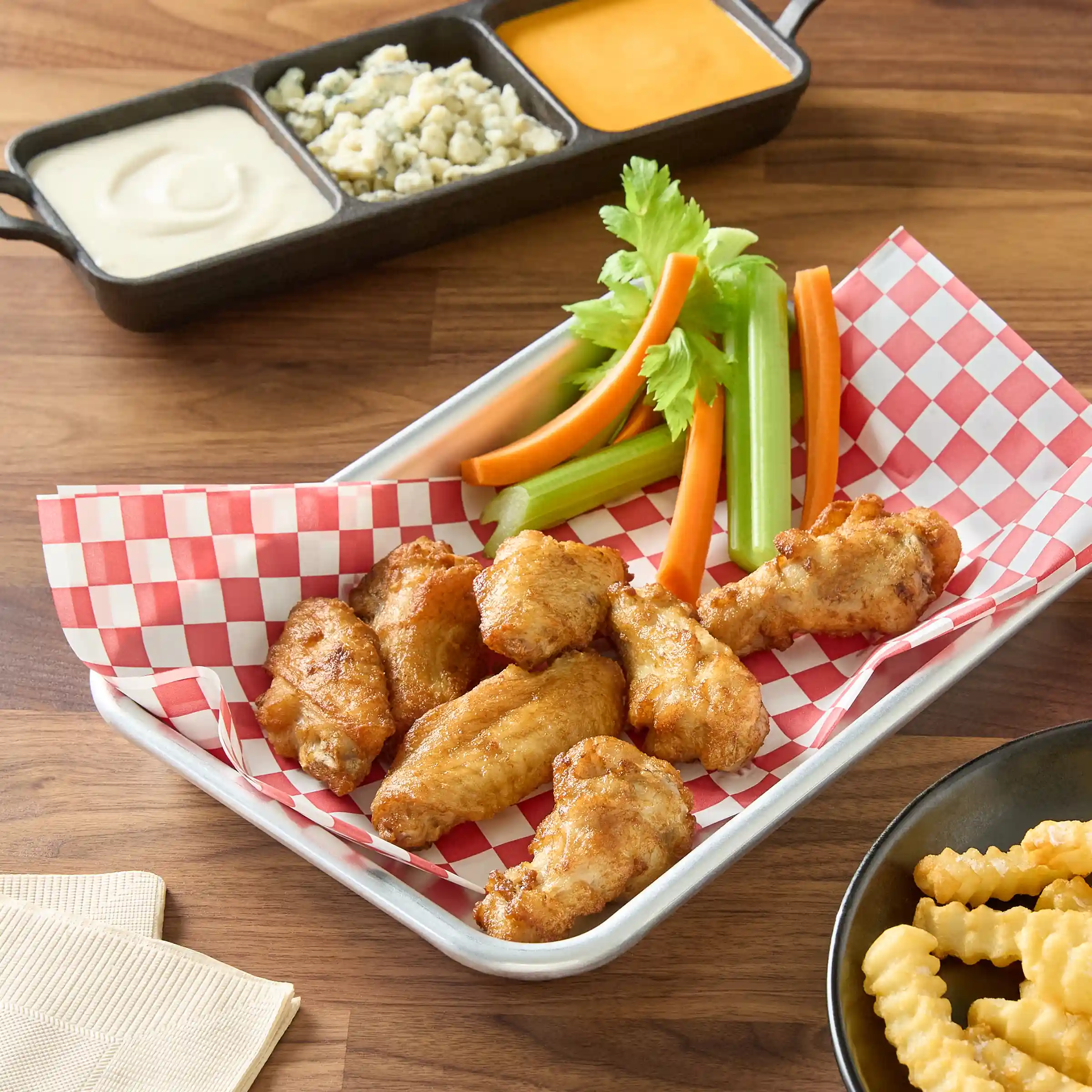 Tyson® Fully Cooked Unbreaded Oven Roasted Bone-In Chicken Wing Sections, Medium_image_1