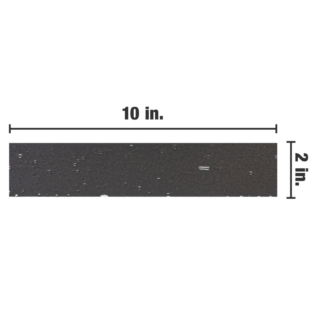 Muretto Argento Glossy 2 in. x 10 in. Porcelain Wall Tile