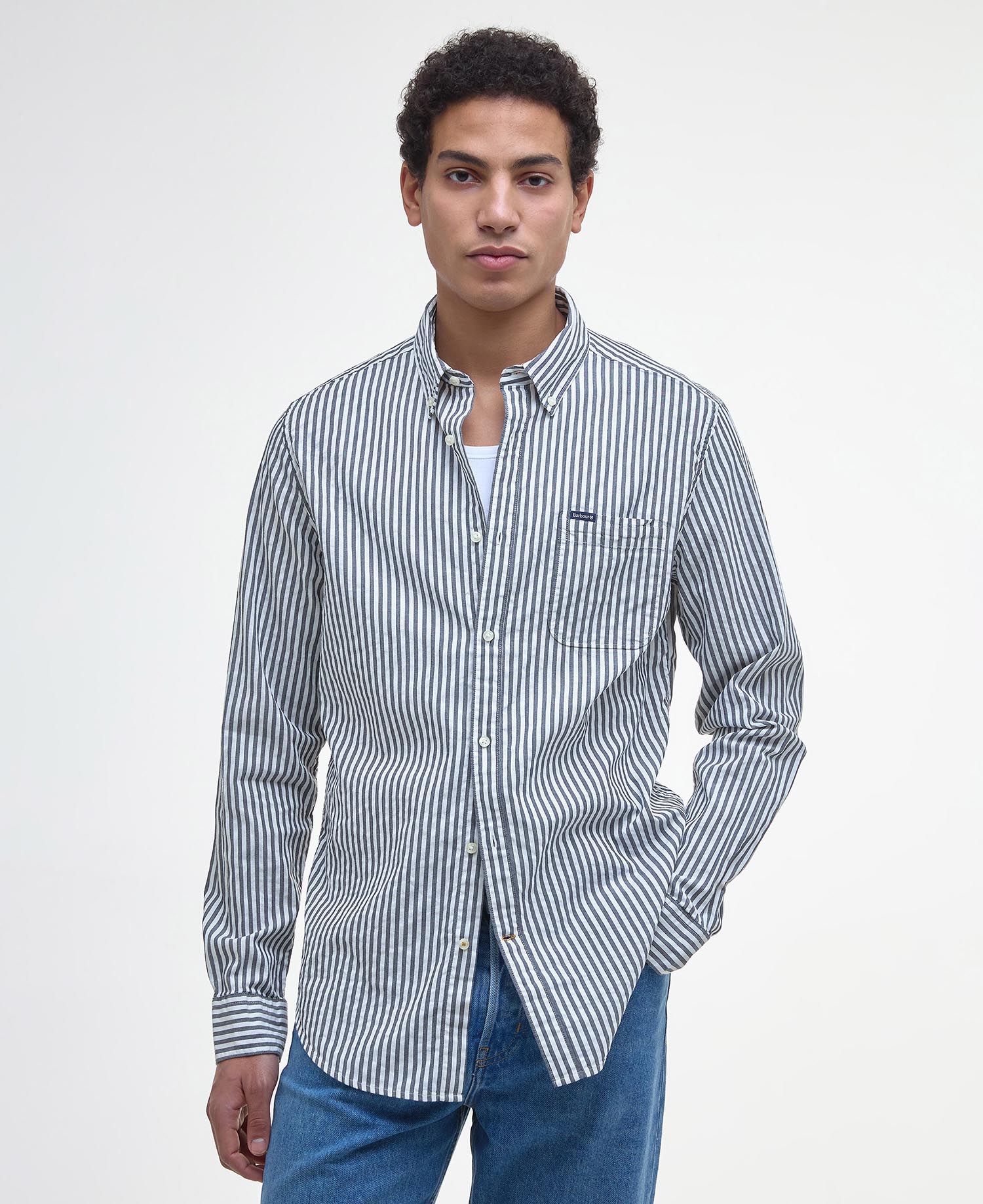 Hemd Cresswell Seersucker Long-Sleeved Tailored image number 0