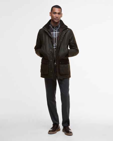 Wachsjacke Modern Border