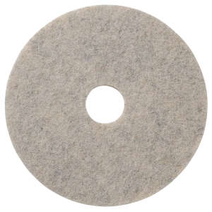 Americo,  Combo Burnish Round Floor Pad, 20", Beige