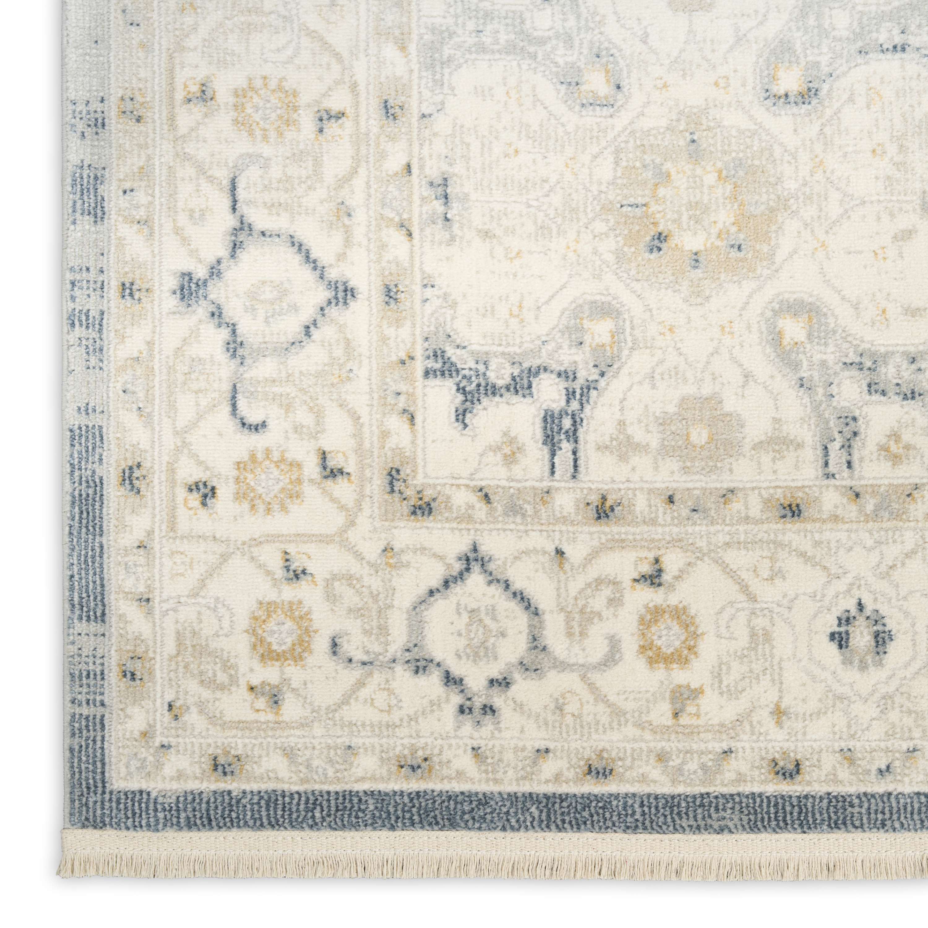 Nourison Pardis 5'3" x 7' Light Blue Vintage Indoor Rug