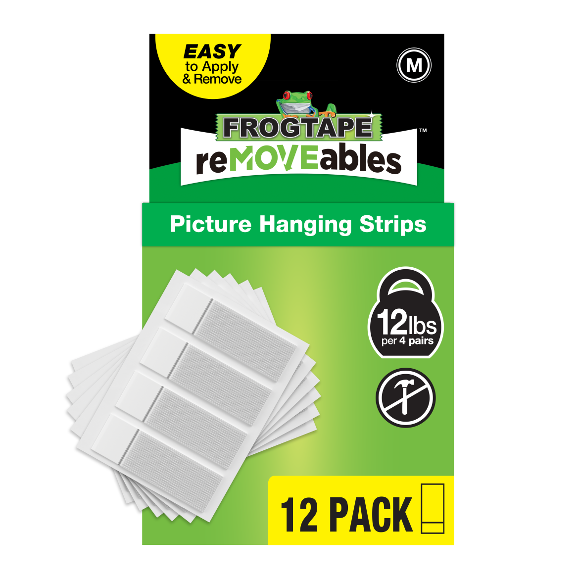 FrogTape reMOVEables<sup>®</sup> Medium Picture Hanging Strips Primary Product Image