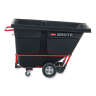Rubbermaid Commercial, BRUTE Standard Duty, Tilt Truck, 13.5 cu ft, Black
